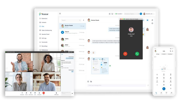 Yeastar Linkus — comunicação unificada em web, desktop e mobile